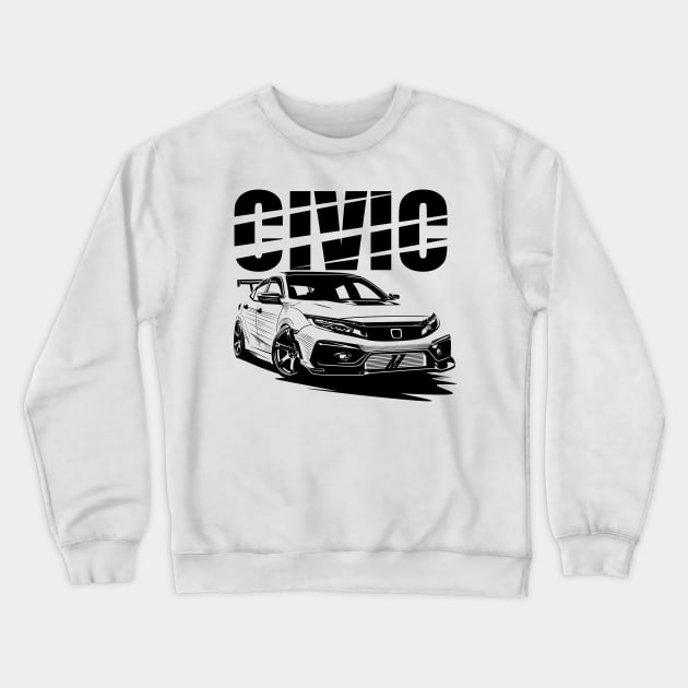 The Civic's Crewneck Sweatshirt by Rezall Revolution